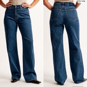 Abercrombie & Finch Classic High Rise The 90s Relaxed Jean High Rise Size 31